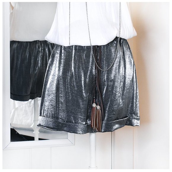 Vintage Pants - Reformed [ TAY.AVERY ] Drawstring Shorts